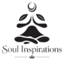 Soul Inspirations logo with a stylized figure in a meditation pose