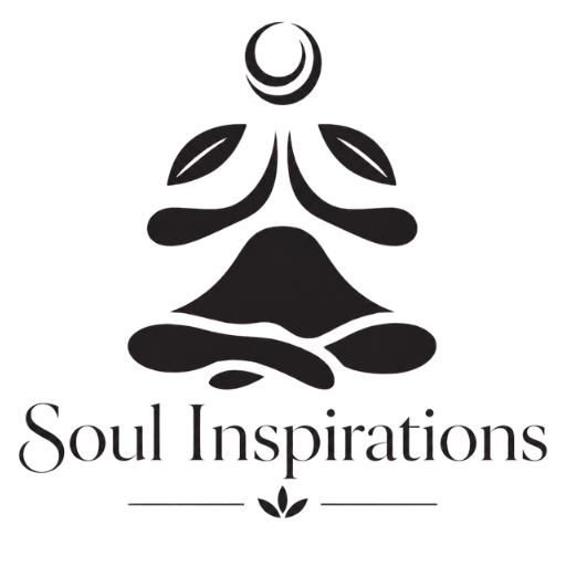 Soul Inspirations logo with a stylized figure in a meditation pose