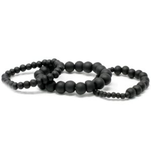 Elegant blackwood beads bracelet with unique designs and colours.