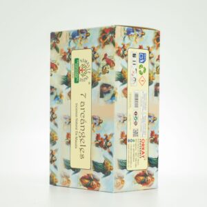 Handcrafted 7 Archangels Natural Masala Incense sticks in a decorative box.