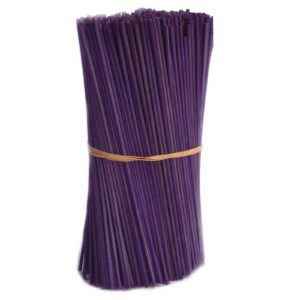 Purple reed diffuser sticks for continuous home fragrance.