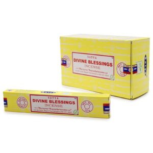 Satya Incense Sticks in a decorative box, perfect for creating a calming atmosphere.