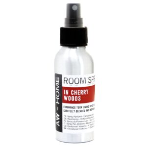 100ml room spray in Cherry Woods scent, perfect for home fragrance.
