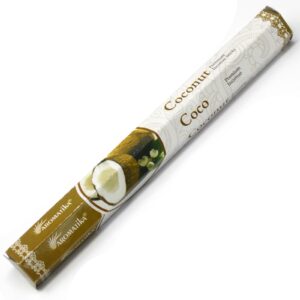 Natural Masala Incense Sticks with energising coconut aroma in a pack.