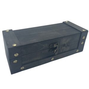 Stylish grey long tea chest for storing your favourite teas.