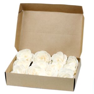 Large lotus natural diffuser flower on string, perfect for home fragrance.