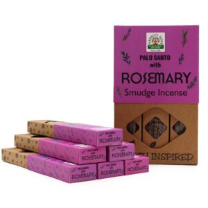 Handcrafted rosemary incense sticks for a calming sensory experience.