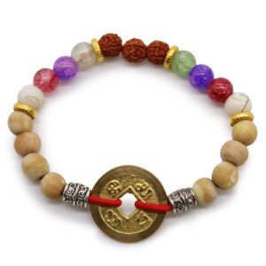 Tri Hita Karana Bangle in white, black, and grey representing balance and harmony.