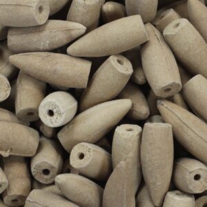 Back flow incense cones in a box with a vanilla scent, ideal for creating a calming atmosphere.