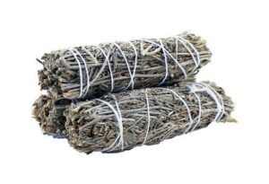 Lavender sage smudge stick for cleansing and calming spaces.