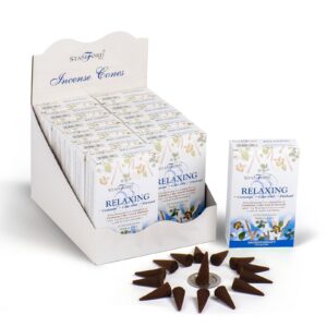 Relaxing incense cones for a calming atmosphere in your home.