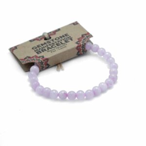 Handcrafted Rose Quartz bracelet symbolising love and harmony.