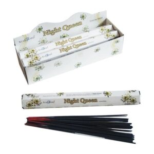 Hexagonal incense sticks in a stylish holder, perfect for relaxation.
