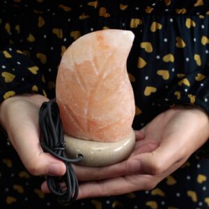 Multicolour Himalayan Salt lamp with USB connector for home decor