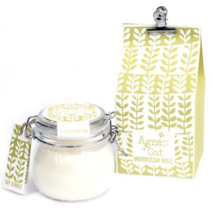 Kilner jar candle with a warm Moroccan scent, perfect for creating a cosy atmosphere.