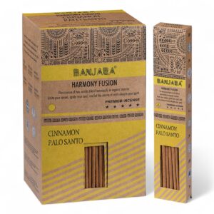Banjara Palo Santo smudge sticks with a cinnamon scent for cleansing rituals.