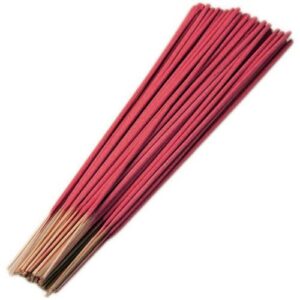 Bulk pack of Dragons Blood incense sticks in vibrant colours.