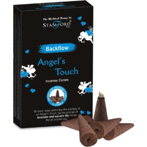 Decorative box of Mythical Backflow Cones - Angel Touch with intricate design.
