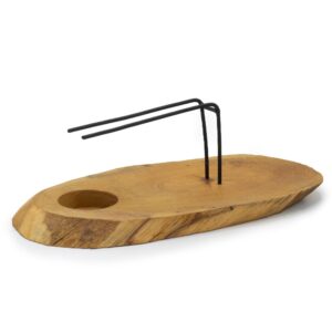 Natural Gamel wood Palo Santo heater for incense burning.