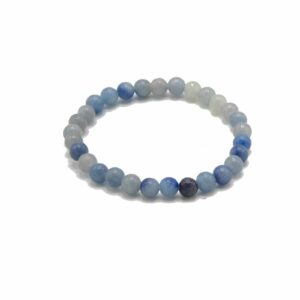 Blue Lace Agate bracelet symbolising independence and self-expression.