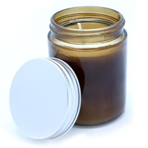 Unlabelled aromatherapy candle with a calming design for a serene atmosphere.