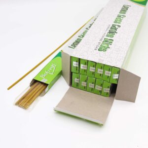 Lemongrass incense sticks in a natural setting, perfect for relaxation.