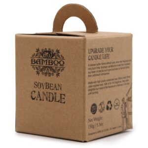 Soybean jar candle in recycled glass with fig and cassis scent.