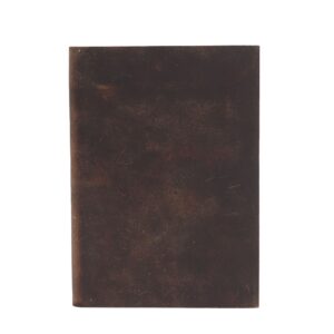 Black Tan Daily Notebook with 100 lined pages, perfect for mindful living.