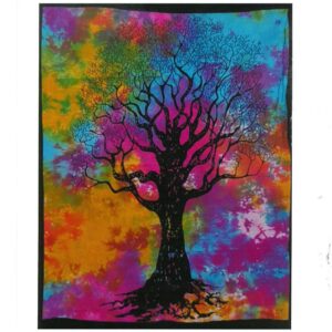 Vibrant cotton wall art featuring the Tree of Strength design.