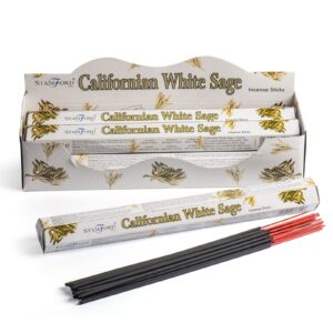 Premium Californian White Sage incense sticks for a calming atmosphere.