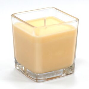 White label soy wax jar candle with grapefruit and ginger fragrance.