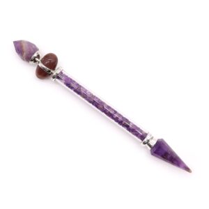 Amethyst Shiva Lingam Magic Wand for spiritual practices and mindful living.