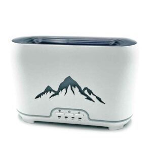 Himalayas Aroma Diffuser with flame effect and remote control for a calming atmosphere.