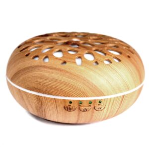 Oslo Atomiser in pebble design with colour-changing LED lights and USB power.