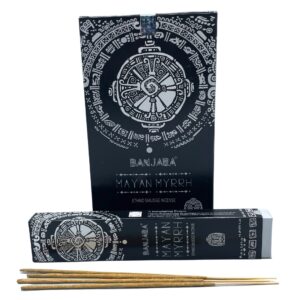 Handcrafted Banjara Tribal Smudge Incense sticks with Mayan Myrrh scent.