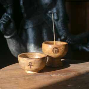 Large Om incense cone holder designed for mindful living and relaxation.