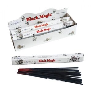 Hexagonal incense sticks in a stylish holder, perfect for creating a calming atmosphere.