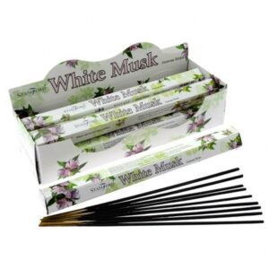 Pack of Stamford Hexagonal Incense Sticks in a stylish holder.