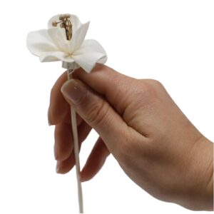 Handcrafted natural aroma diffuser flower in a boho style.
