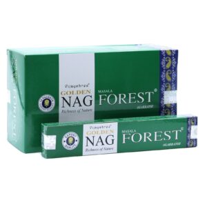 Golden Nag Forest Incense sticks in a beautifully designed box.