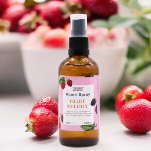 Fruity Melody room spray in a 100ml bottle, perfect for home fragrance.