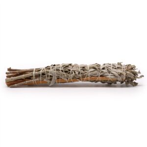 White sage and Mexican palo smudge stick for cleansing and purification.