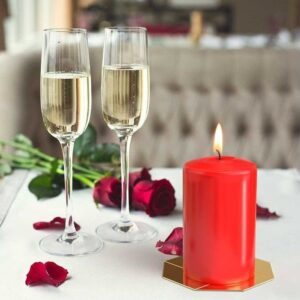 Ivory pillar candle with a smooth finish, perfect for creating a calming atmosphere.