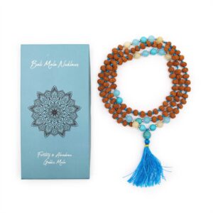 Bali Mala Necklace featuring beads symbolising fertility and abundance.