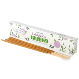 Lavender plant-based masala incense sticks for a calming atmosphere.