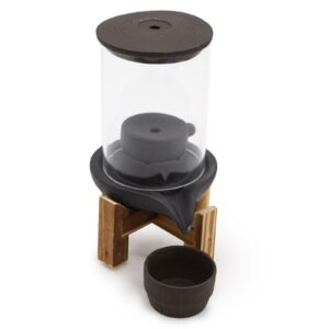 Elegant backflow incense burner designed like a teahouse waterfall.