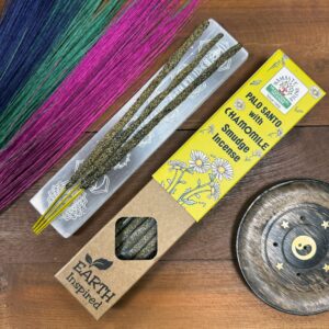 Handcrafted chamomile incense sticks for a calming aromatic experience.