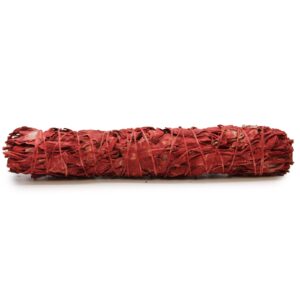 Dragons Blood Sage smudge stick for cleansing and purifying spaces.