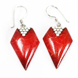 Handmade 925 silver earrings featuring a grape design, perfect for elegant occasions.