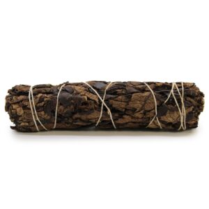 Black sage smudge stick for cleansing and purifying spaces.